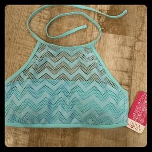 NWTs Hula Honey High Neck Bathing Suit Top